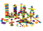 Teachables - Large Translucent Building Blocks - 180 Pieces