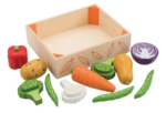 Wooden Vegetables Crate 12 Pieces