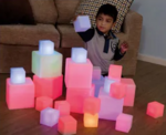 Glowing Sensory Blocks - 12 Pieces