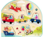 Wooden Peg Puzzles Assorted