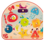 Wooden Peg Puzzles Assorted