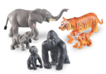 Jumbo Jungle Animal Families – 6 pieces