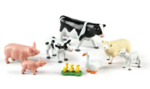 Jumbo Farm Animal Families 8 Pieces