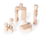 Stacking Wooden Blocks - 20 Pieces