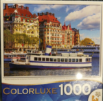 Colorluxe 1000 Piece Puzzle - Old Town Gamia Stan Pier Architecture
