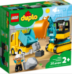 LEGO DUPLO® Construction Truck & Tracked Excavator