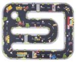 City Road Puzzle Playmat 21 pieces