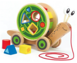 Hape - Walk-A-Long Snail Shape Sorter
