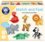 0498: Orchard Toys - Match & Feel 2Pc Puzzles
