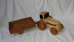 Wooden Tractor & trailer
