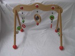 Wooden baby gym