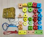 String Along Shapes & Threading Cheese