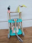 Wooden Cleaning Trolley