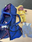 Doll & carry cot set