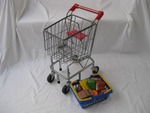Shopping Trolley with food items