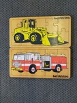 Fire Engine & Digger Puzzles
