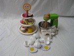 Wooden Cupcake Stand & Cake Mixer