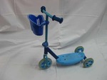 Blue scooter