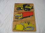 Puzzle - set of 3 construction vehicles