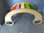 Wooden Rainbow Rocker