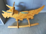 Wooden Rocking Dinosaur