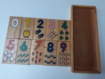 Number puzzle - wooden