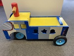 393: Wooden ride on truck
