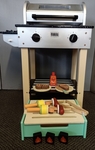 Wooden BBQ Playset