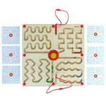 Fine Motor Skills Board - simple to hard challenge cards in back slots