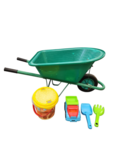 Sand play set and wheelbarrow