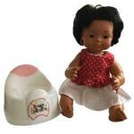Toddler doll with potty (AFAB / ‘girl’ )