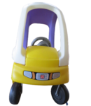 Toddler Coupe (yellow white and purple)