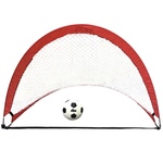 Pop up soccer goal with soft  ball