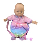 Baby front carrier and doll