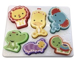 Animal Friends First Puzzle ( Fisher Price plastic)