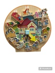 Bluey Wooden Routine Clock