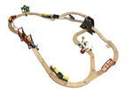 420: Large Wooden Train Set