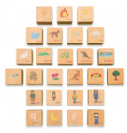 Languages of Our Nation Wooden Blocks - Indigenous Australian Langauages
