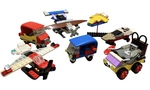 Retro Lego Open Play Transport Set (No Instructions)