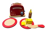 Wooden Toaster Set