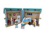 Wooden Hospital Play Set