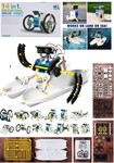 14 in 1 Solar Robot Kit (STEM - Robotics Engineering - LEARN about JAPAN mini series) 