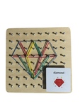 Wooden Geoboard