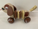 Pull along dog