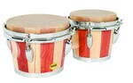 Mano Percussion Striped Bongo Pair