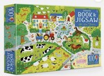 On the Farm - 100pc Puzzle and Book
