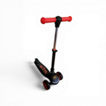 Light up scooter black and red