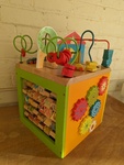 Battat Wooden Activity Cube 