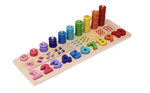 Wood Stack and Count Learning Set