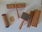Wooden Musical instrument set